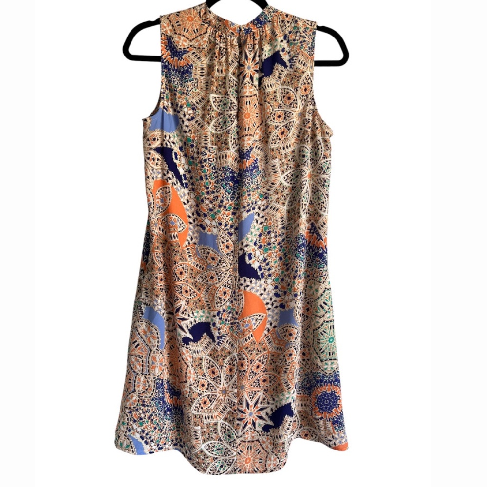Vintage style hippy chic dress or tunic top in multi colour awesome fun pattern - Picture 4 of 8